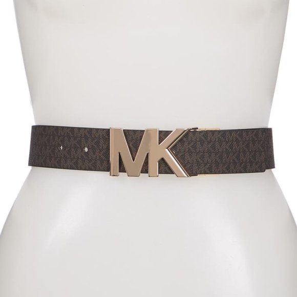 🎁Michael Kors 38 mm Reversible Logo Print Belt - Picture 1 of 1
